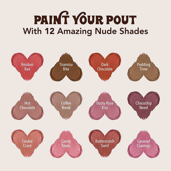 Blue Heaven Cookie & Crush Chocolate-Flavored Soft-Matte Lipstick, Pudding Time 3.4 gm - Lipsticks