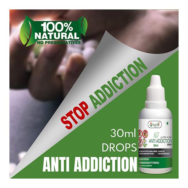 Vringra Ultra Pure Anti Addiction Drops 30 ml - Nicotine Gums/Lozenges