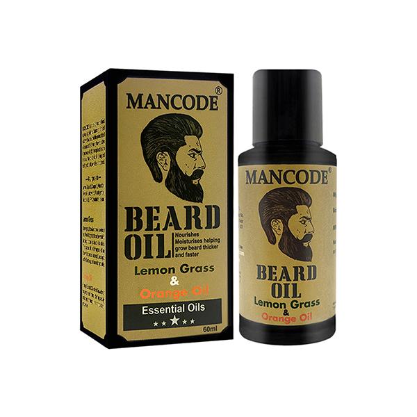 Mancode Beard Oil - Lemon Grass & Orange Oil 100 ml - Beard Oil