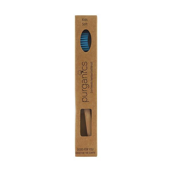 Netmeds | 3M Purganics Bamboo Toothbrush Kids - Blue