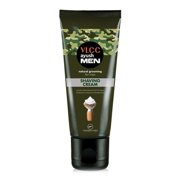 VLCC Ayush Men Shaving Cream 125 gm - Shaving Creams