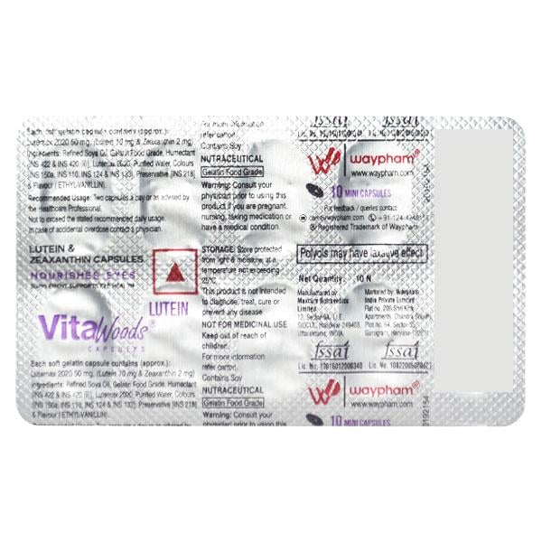 VITAWOODS LUTEIN Capsule 10's - Supplements-Sup
