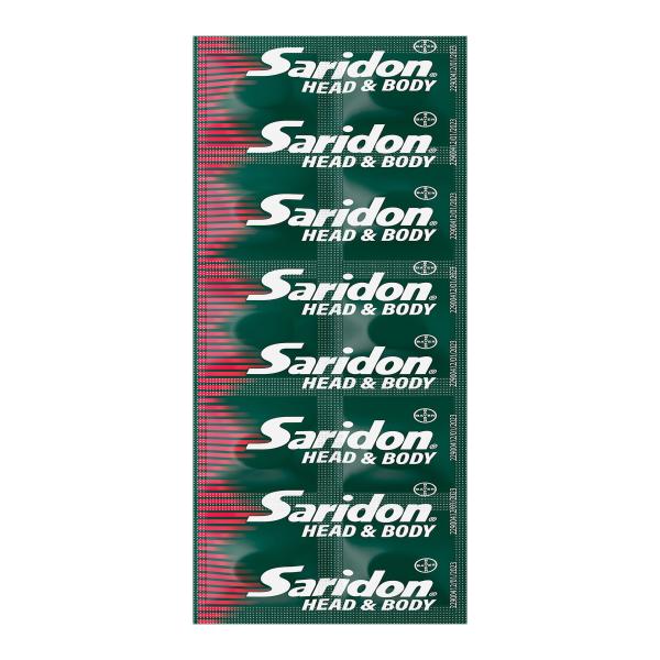 Saridon Head & Body Tablet 10's - Pain Relief Supplement