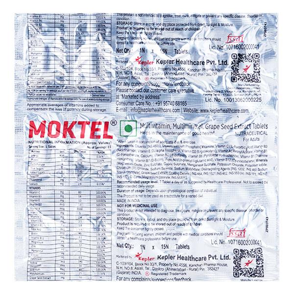 MOKTEL Tablet 15's - Supplements-Vam