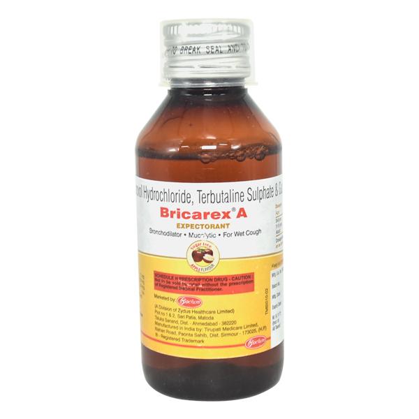 Bricarex A Sugar Free Apple Flavour Expectorant 100ml - Cough And Cold-Cou