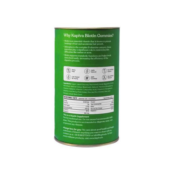 Kapiva Biotin with Aloe Vera Gummies 30's - Health Products