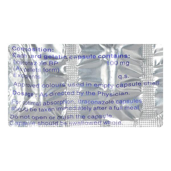ITRASYS CF 100 Capsule 10's - Fungal Infections-Anf