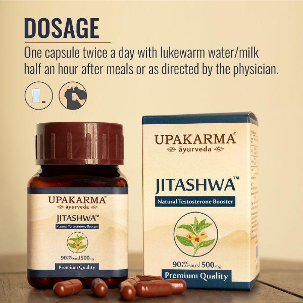Upakarma Ayurveda Jitashwa Veg Capsule 90's - Sexual Healthcare