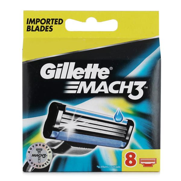 Netmeds | Gillette Mach 3 Cartridges 8's