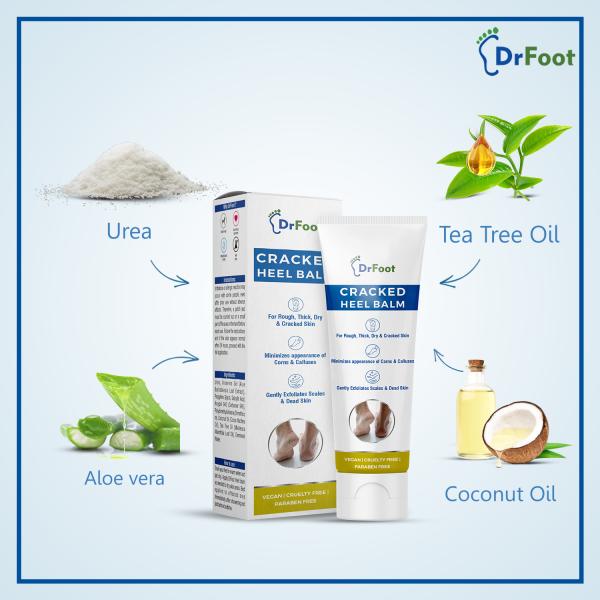 Dr Foot Cracked Heel Balm 50 gm - Foot Creams & Lotions