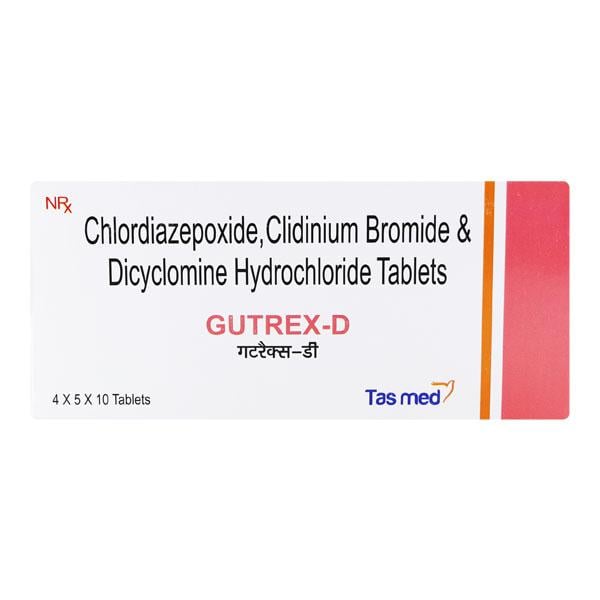 GUTREX D Tablet 10's - Ulcerative Colitis/Bowel Inflammatory Disease-GIT