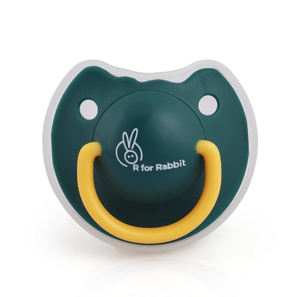 Netmeds | R for Rabbit Tusky Pacifier for kids of 6 months - Green 1's