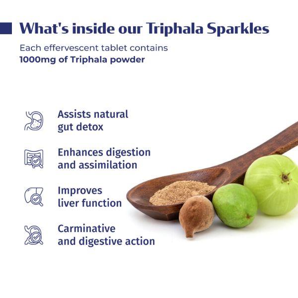 Kerala Ayurveda Triphala Sparkles Tablet 10's - Speciality Medicines