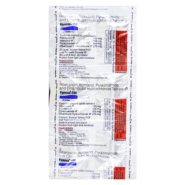 Netmeds | FORECOX 150MG TABLET 6'S