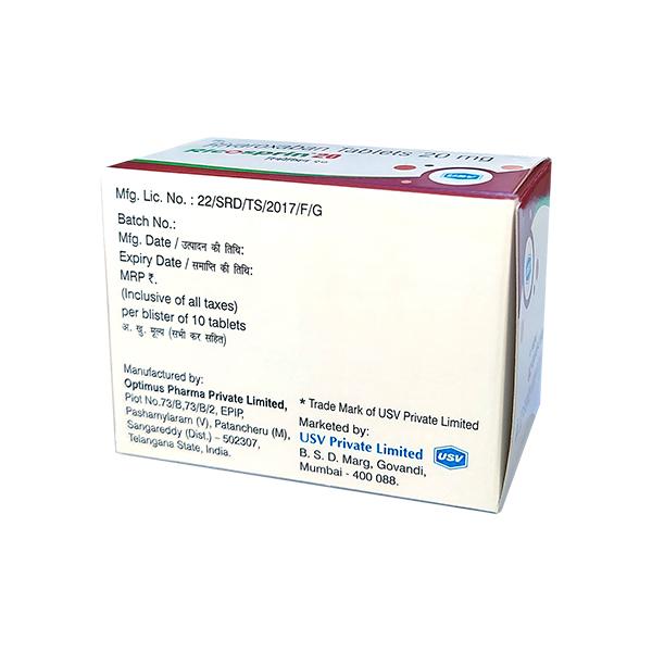 RICOSPRIN 20mg Tablet 10's - Blood Clot-Ant