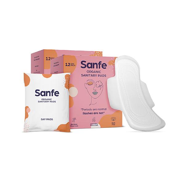 Netmeds | Sanfe Organic Sanitary Pads - Day Pads 12's