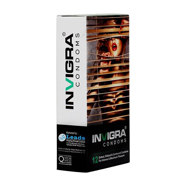 Netmeds | Invigra Max Pleasure Condom 12's