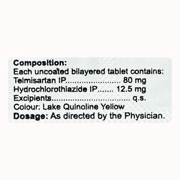 TELAID H 80 Tablet 10's - Hypertension-Ang