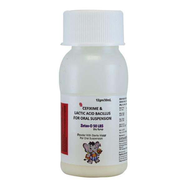 ZETAX O 50 LBS Dry Syrup 30ml - Bacterial Infections-Cep