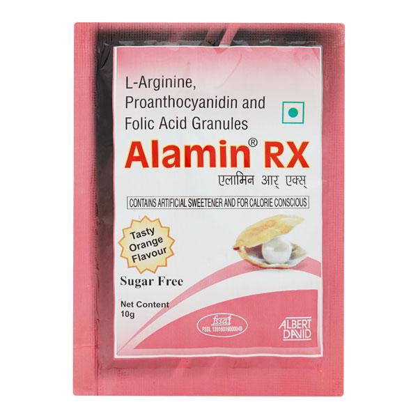 ALAMIN RX SUGAR FREE TASTY ORANGE FLAVOUR Granules 10gm - Supplements-Sup