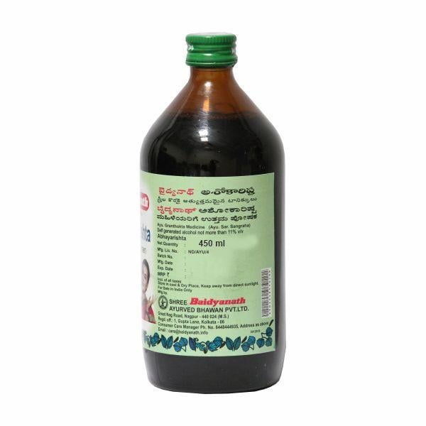 Baidyanath Ashokarishta Tonic 450 ml - Speciality Medicines