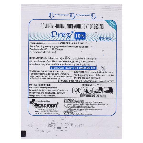 DREZ 10% Ointment 10gm - Wound Care-Ski