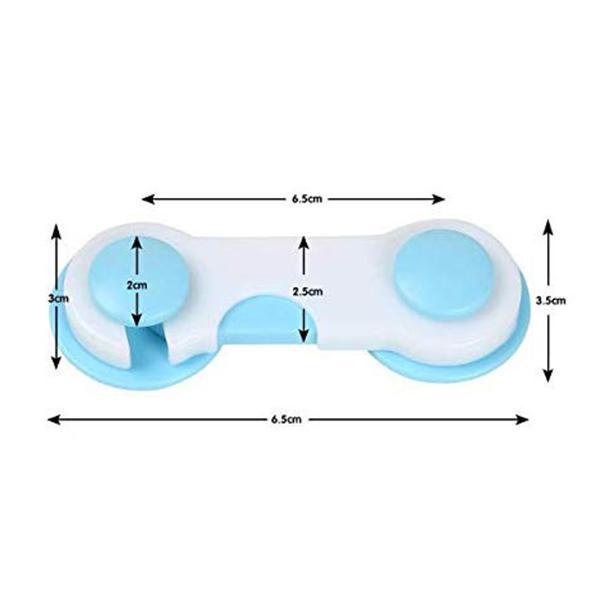 Baby Safety Inc Safe-O-Kid - Easy to Use, Dotted with Smiley Ends Child Proof Cabinet Lock - Baby Safety
