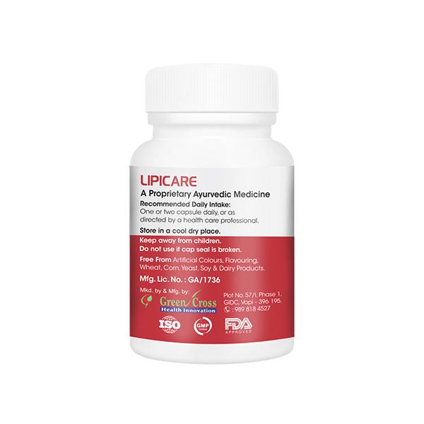 VitaGreen Lipicare Capsules 30's - Herbal Dietary Supplement