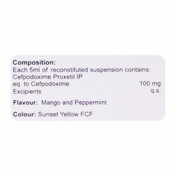 CEFREDROX 100 MANGO & PEPPERMINT FLAVOUR Oral Suspension 30ml - Bacterial Infections-Cep