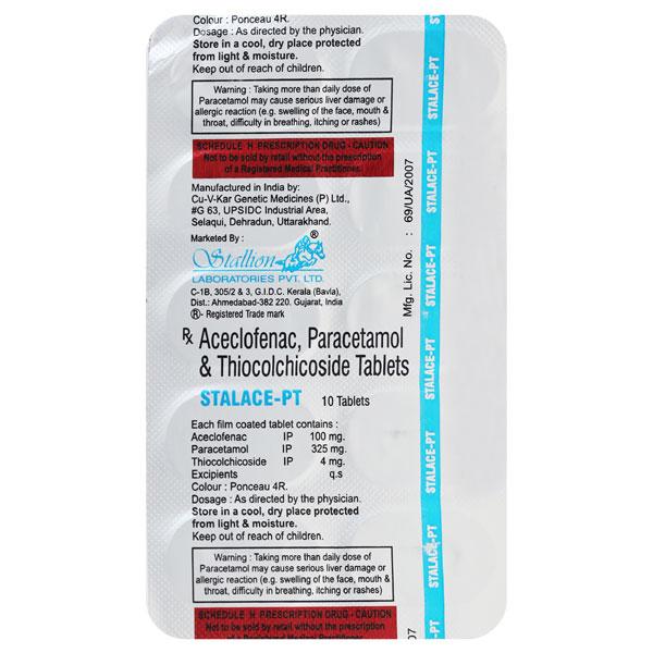 STALACE PT Tablet 10's - Muscle Spasm-Mus