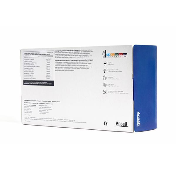 Ansell Micro Touch Nitrile Examination Gloves - Royal Blue (L) (Pack of 2 x 100's) - Gloves - S