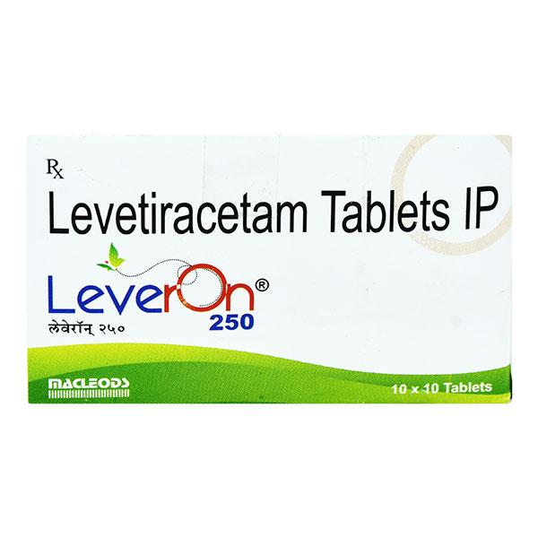 Leveron 250mg Tablet 10'S - Epilepsy/Convulsion-Ant
