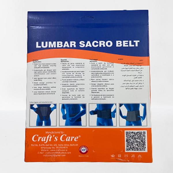 Craft's Care Lumbar Sacro Belt (A513) (XL) - Back/Abdomen Supports