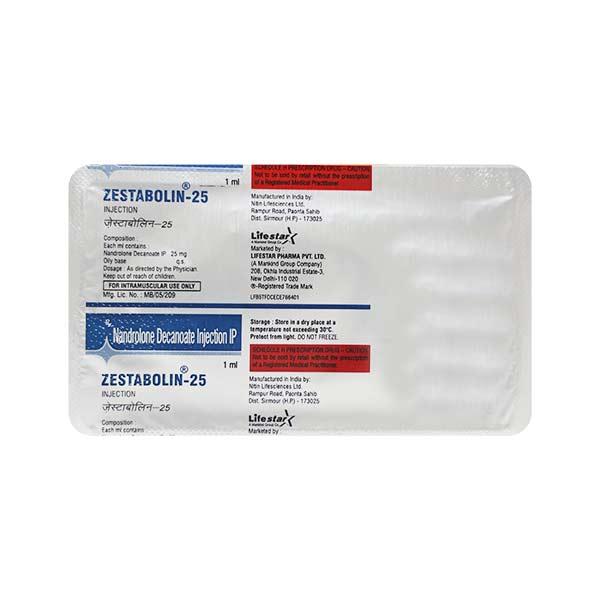 Zestabolin 25mg Injection 1ml - Hormonal Therapy-Ana