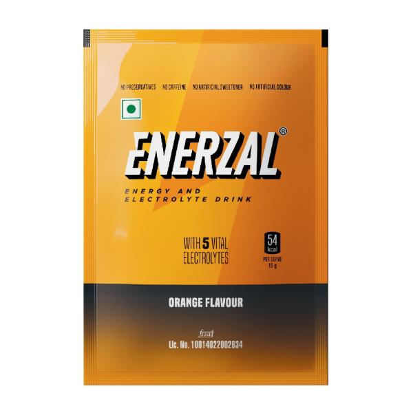 Enerzal Energy and Electrolyte Powder - Orange 100 g - Energy Drinks