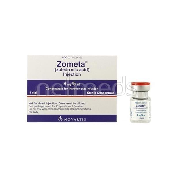 Zometa 4mg Injection 5ml - Bone Metabolism-Age