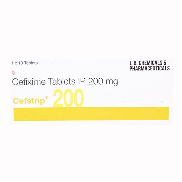 CEFSTRIP 200 Tablet 10's - Bacterial Infections-Cep