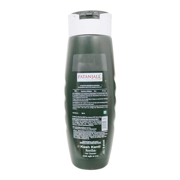 Patanjali New Kesh Kanti Hair Cleanser - Reetha 180 ml - Shampoos