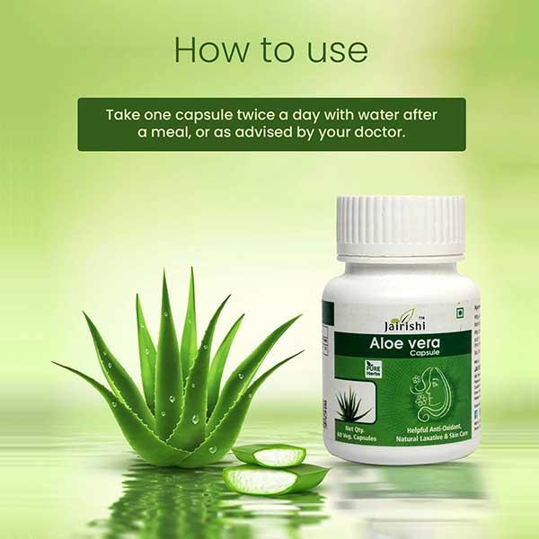 Jairishi Aloevera Veg Capsule 60's - Speciality Medicines