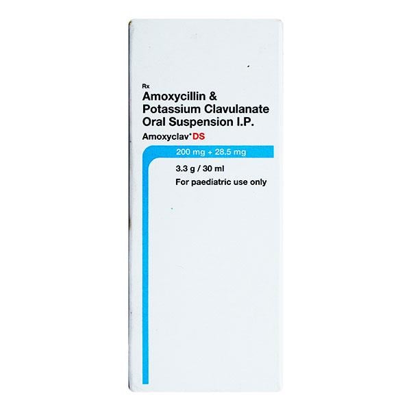 Amoxyclav DS 200/28.5mg Oral Suspension 30ml - Bacterial Infections-Pen