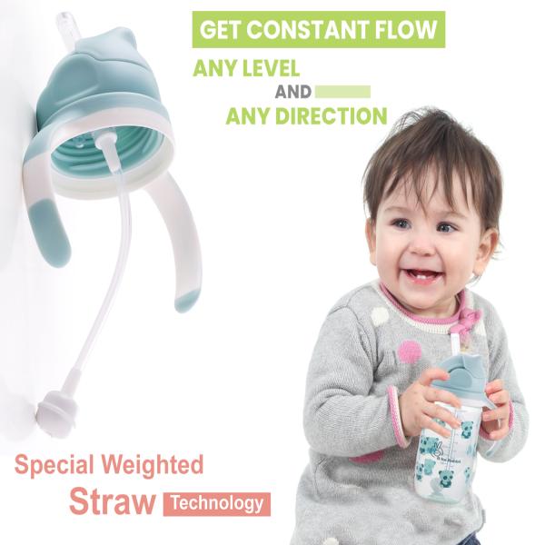 R For Rabbit Bubble Straw Sipper - Blue 1's - Pacifiers & Teethers