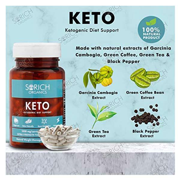 Sorich Organics Keto Capsule 60's - Herbal Dietary Supplement