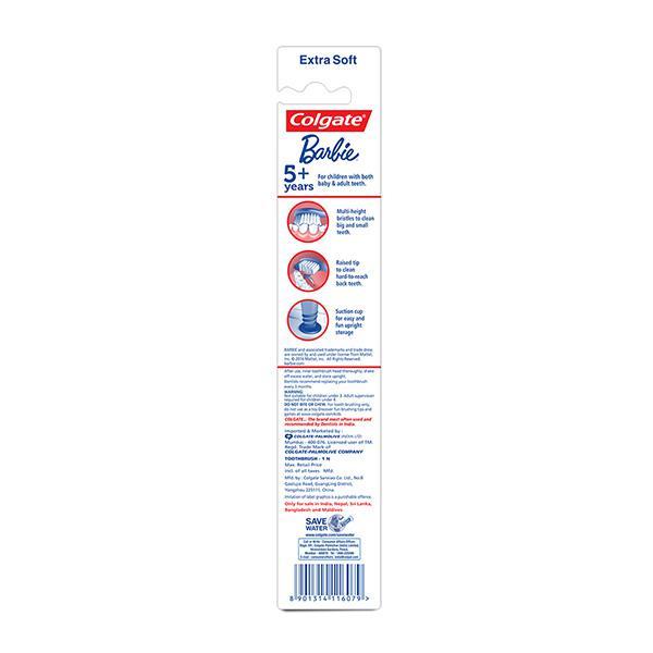 Colgate Barbie (5+Yrs) Extra Soft Toothbrush - Toothbrushes