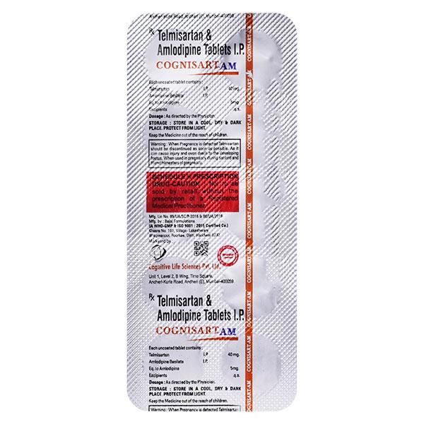 COGNISART AM Tablet 10's - Hypertension-Ana