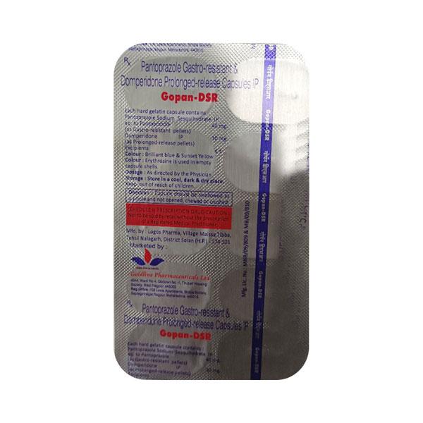 Gopan DSR Capsule 10'S - Ulcer/Reflux/Flatulence-Aaa
