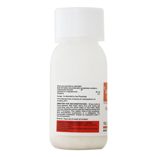 FERPOD 50mg Oral Suspension 30ml - Bacterial Infections-Cep