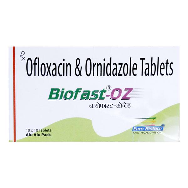 BIOFAST OZ Tablet 10's - Bacterial Infections-Qui
