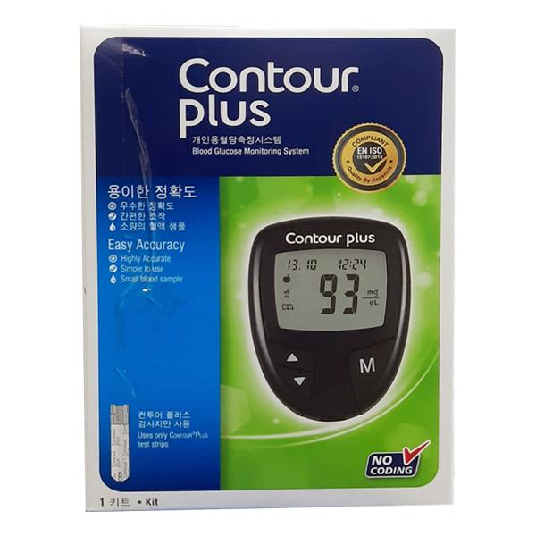 Contour Plus Blood Glucose Monitor with Strips 10's - Blood Glucose Monitors/Strips