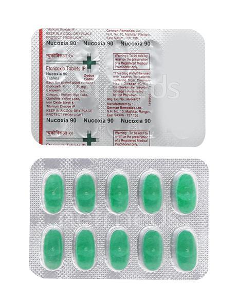 Nucoxia 90mg Tablet 10'S - Pain relief-Nsa