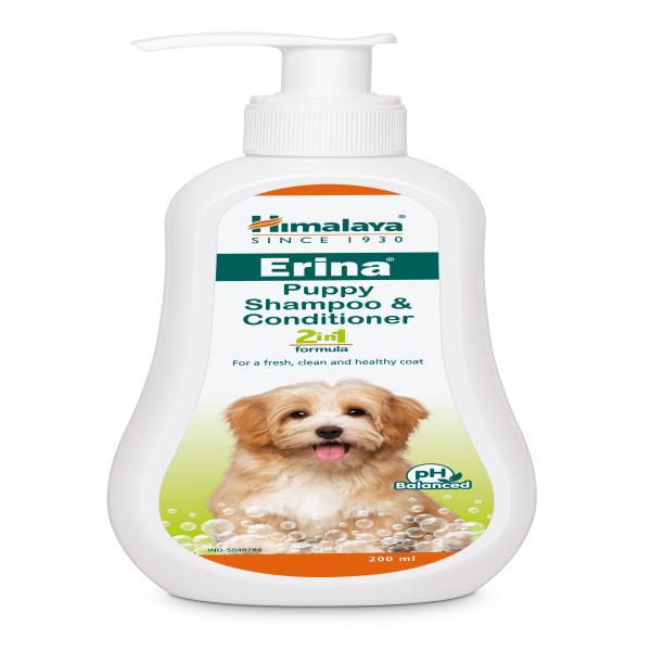 Netmeds | Himalaya Erina Puppy Shampoo & Conditioner 2-In-1 Formula 200 ml